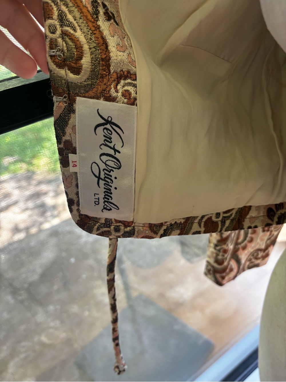 1960s KENT ORIGINALS JEWELED PAISLEY JACKET - Picture 6 of 7